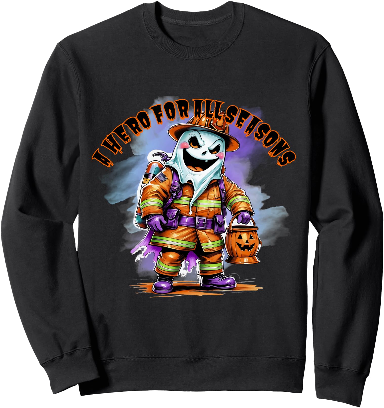 Authentic Hero All Seasons Spooky Hoodie - Unique Graphic for Adults - T-Shirt, Sweatshirt, Hoodie