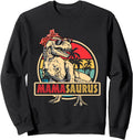 Authentic Mamasaurus T Rex Dinosaur Mama T-Shirt - Novelty Apparel Unisex - T-Shirt, Sweatshirt, Hoodie