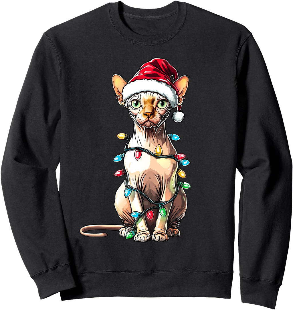 Exclusive Sphynx Cat Hat Exclusive T-Shirt - Unique Graphic Men Women - T-Shirt, Sweatshirt, Hoodie