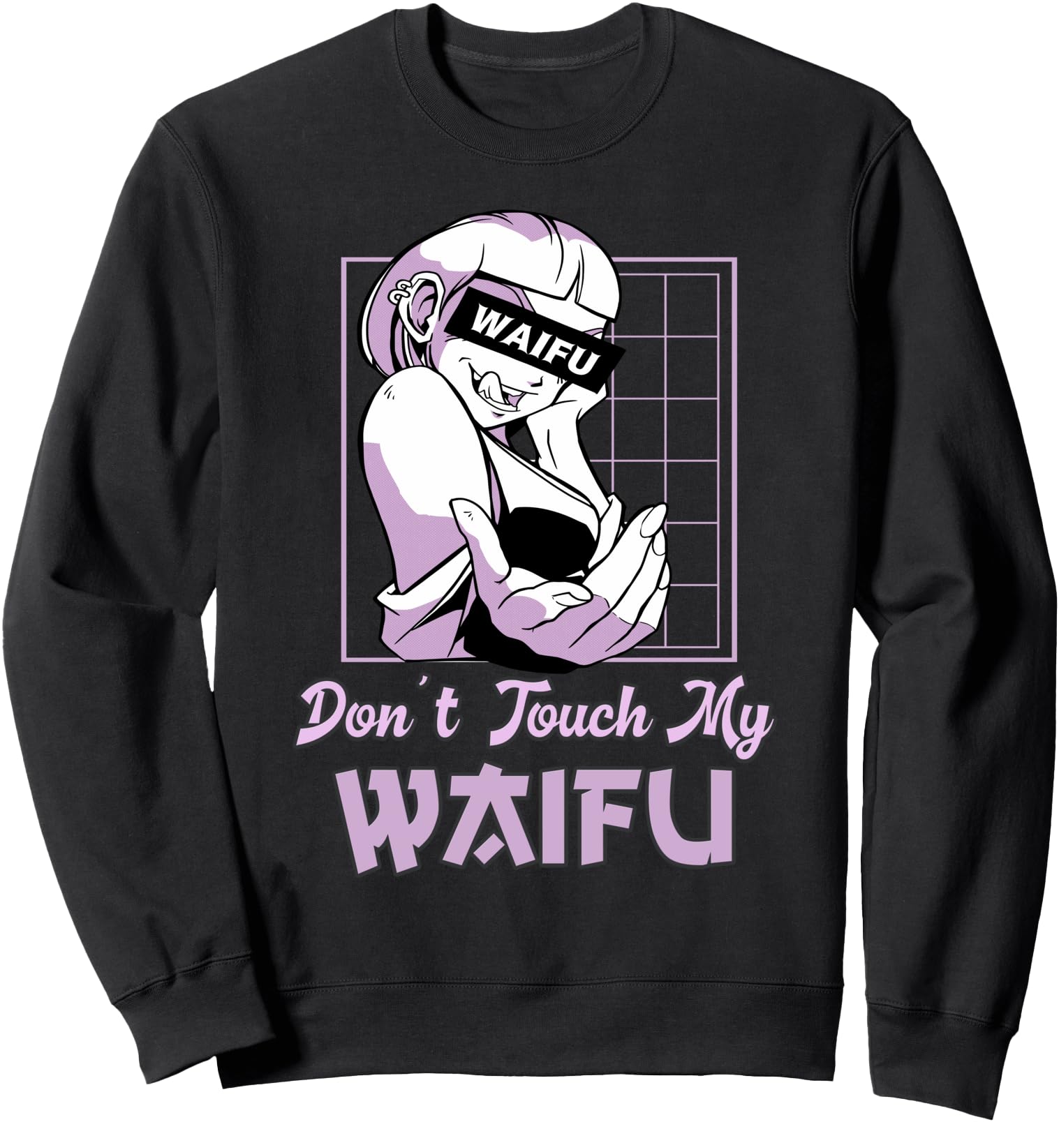 Original Don T Touch My Waifu Japanese Hoodie - Graphic Print for Adults - T-Shirt, Sweatshirt, Hoodie