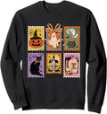 Handcrafted Halloween Stamp Icons T-Shirt - Fun Novelty Design Unisex - T-Shirt, Sweatshirt, Hoodie