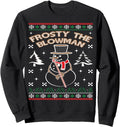 Handcrafted Frosty Blowman T-Shirt - Casual Everyday Wear for Adults - T-Shirt, Sweatshirt, Hoodie