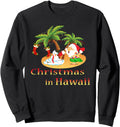 Original Hawaii Santa Hula Dancing Hoodie - Fun Novelty Design for Adults - T-Shirt, Sweatshirt, Hoodie