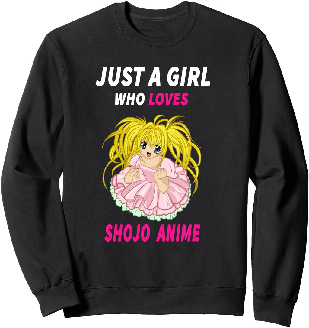 Just Who Loves Shojo Anime Hoodie - Custom Art Print for Adults - T-Shirt, Sweatshirt, Hoodie