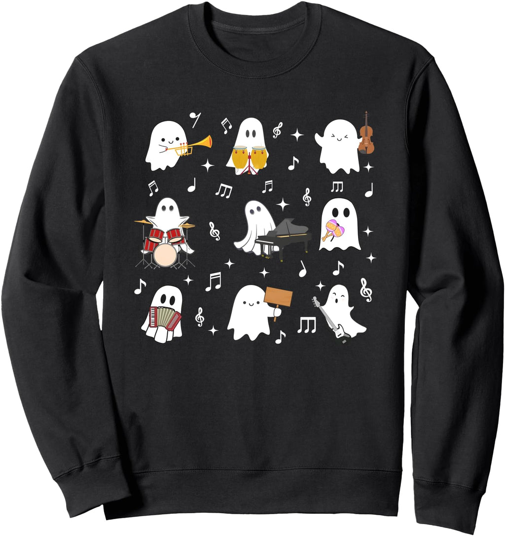 Original Music Teacher Halloween T-Shirt - Streetwear Style for Adults - T-Shirt, Sweatshirt, Hoodie