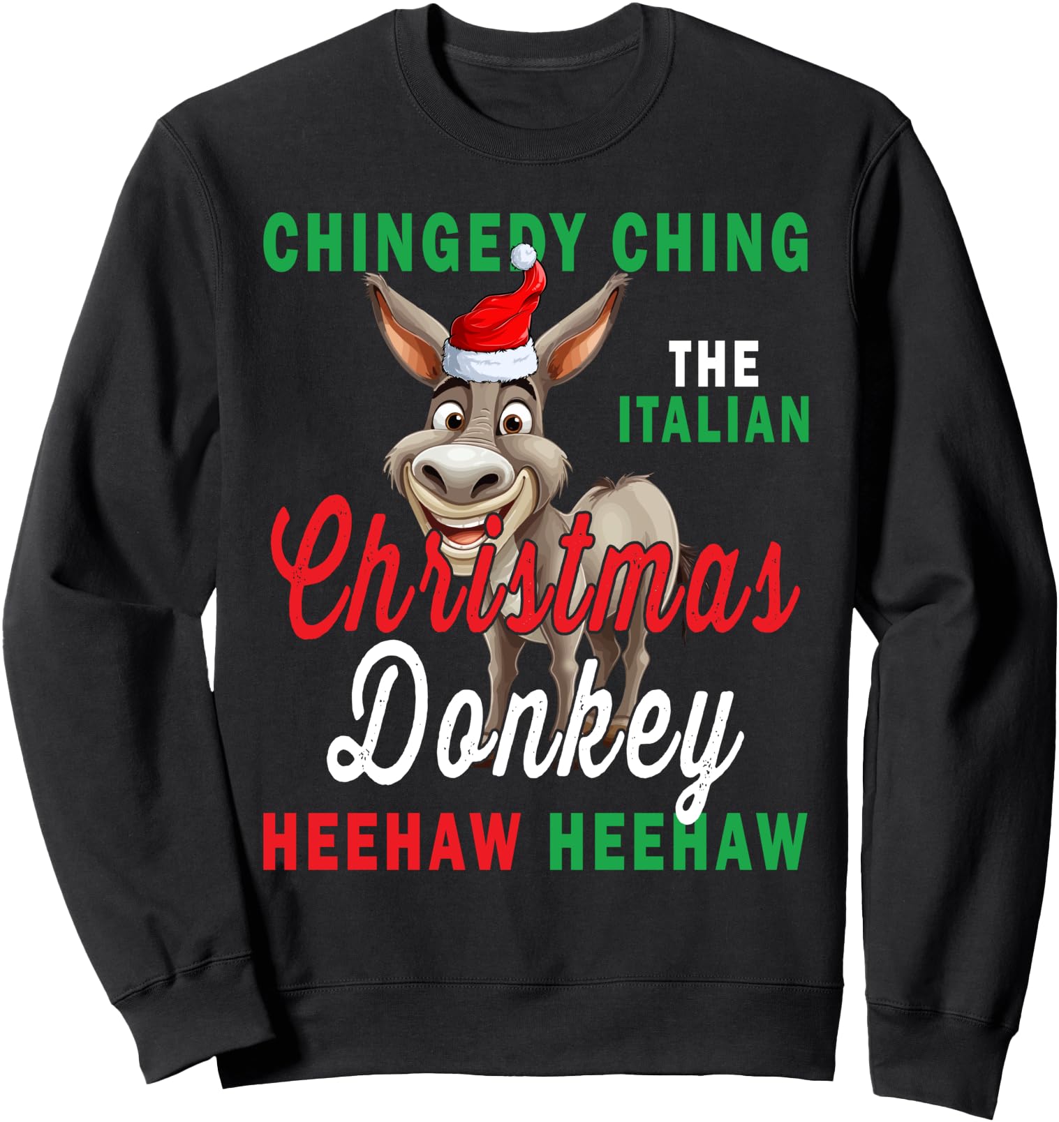 Handcrafted Dominick Donkey Italian T-Shirt - Casual Everyday Wear Unisex - T-Shirt, Sweatshirt, Hoodie