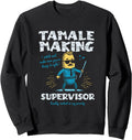 Handcrafted Tamale Making Supervisor Hoodie - Unique Graphic for Adults - T-Shirt, Sweatshirt, Hoodie