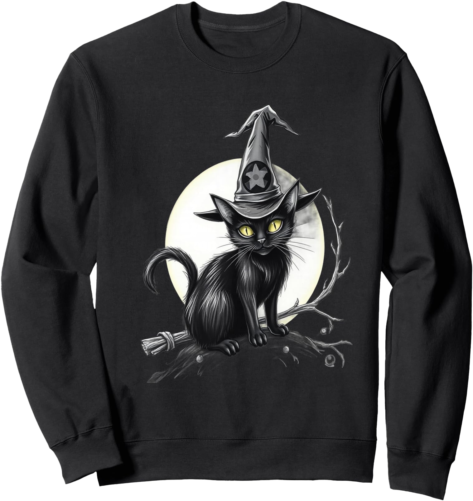 Original Scary Halloween Black Sweatshirt - Fun Novelty Design Men Women - T-Shirt, Sweatshirt, Hoodie