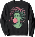 Medusa Bubblegum Mythological Snake Hair T-Shirt - Minimalist Print Unisex - T-Shirt, Sweatshirt, Hoodie