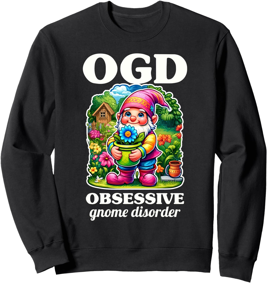 Exclusive Garden Gnome Ogd Obsessive Sweatshirt - Minimalist Print Unisex - T-Shirt, Sweatshirt, Hoodie