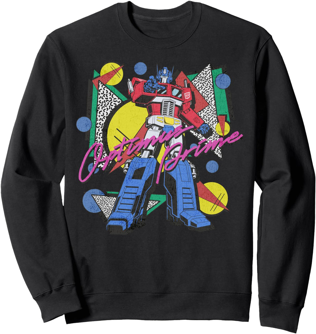 Transformers Optimus Prime 80 S Hoodie - Fun Novelty Design for Adults - T-Shirt, Sweatshirt, Hoodie