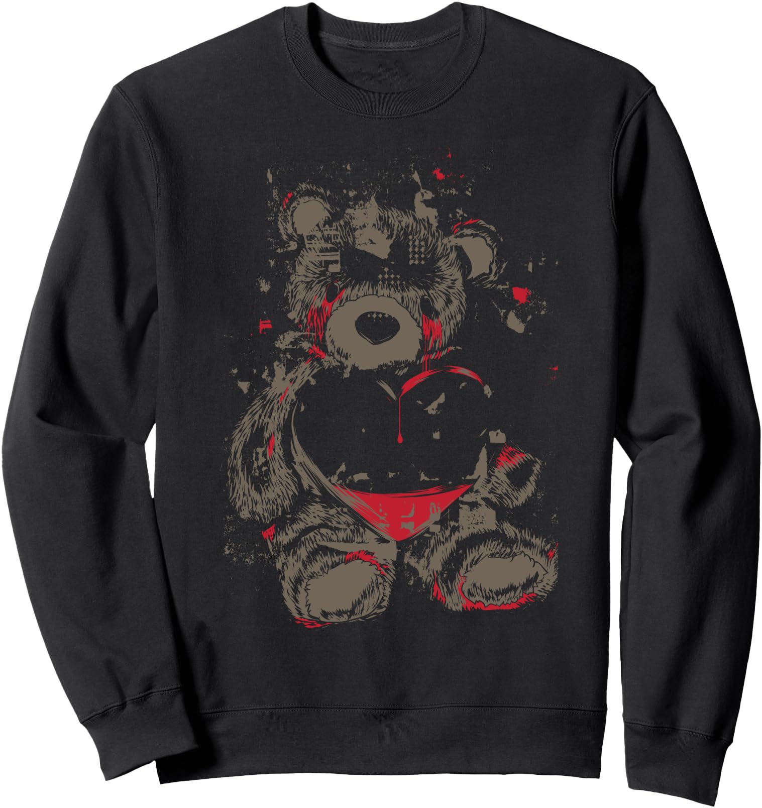 Authentic Goth Teddy Bear Japanese Sweatshirt - Novelty Apparel Men Women - T-Shirt, Sweatshirt, Hoodie