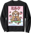 Exclusive Kawaii Sloth Strawberry Hoodie - Casual Everyday Wear Unisex - T-Shirt, Sweatshirt, Hoodie
