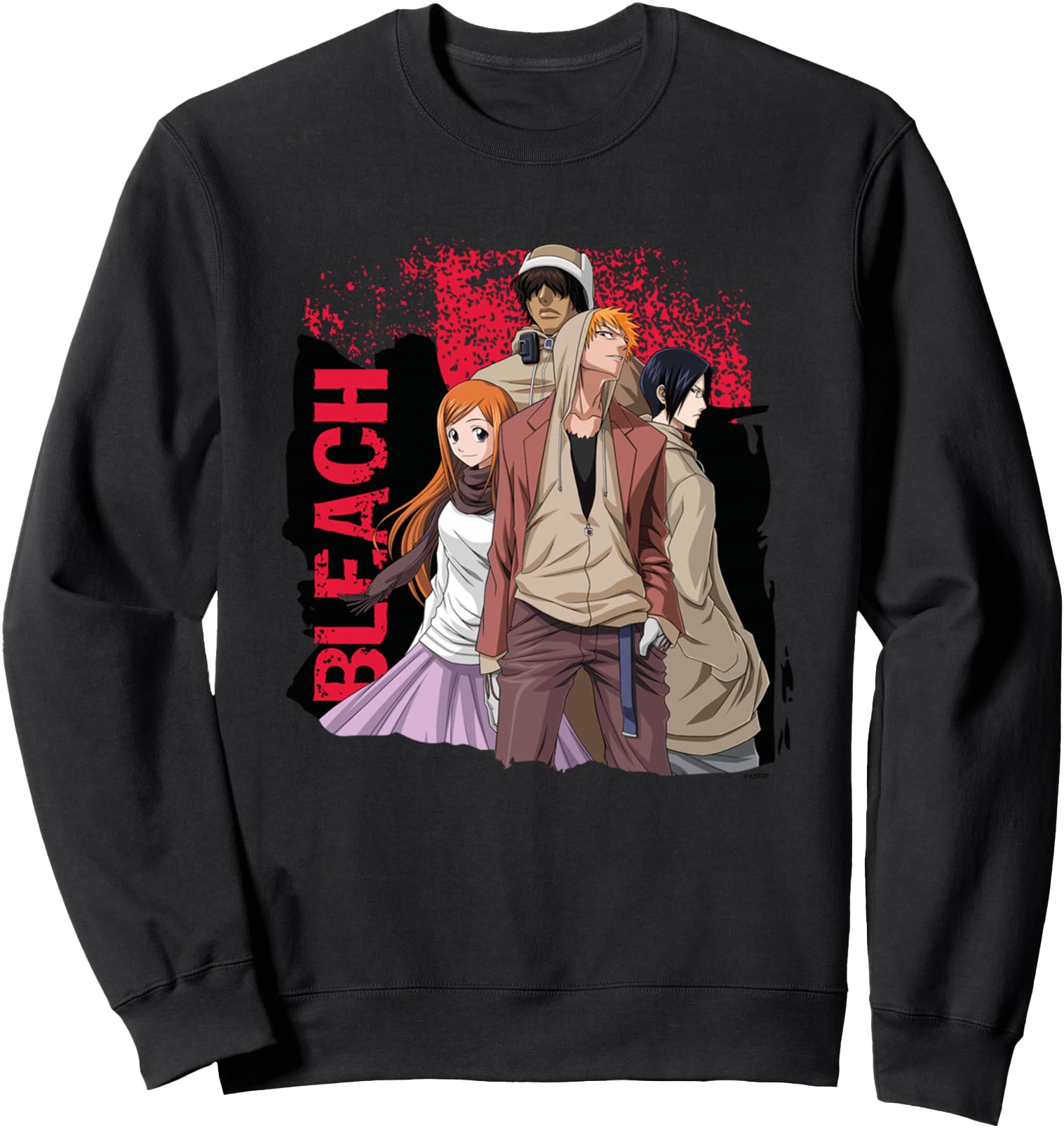 Bleach Ichigo Hood And Characters Hoodie - Streetwear Style Men Women - T-Shirt, Sweatshirt, Hoodie