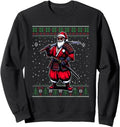 Handcrafted Santa Samurai Warrior T-Shirt - Minimalist Print Men Women - T-Shirt, Sweatshirt, Hoodie