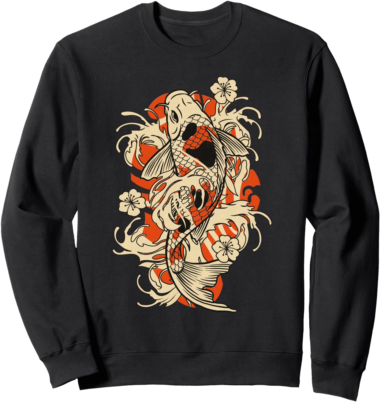 Exclusive Japanese Koi Fish Japan Hoodie - Streetwear Style Men Women - T-Shirt, Sweatshirt, Hoodie