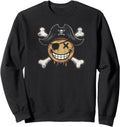 Exclusive Pirate Smiling Face X Sweatshirt - Fun Novelty Design Unisex - T-Shirt, Sweatshirt, Hoodie