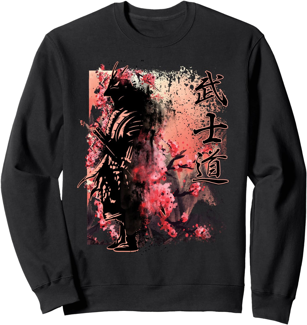 Authentic Bushido Code Samurai Sweatshirt - Aesthetic Graphic Men Women - T-Shirt, Sweatshirt, Hoodie