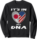 It S My Dna Proud Japanese American T-Shirt - Novelty Apparel for Adults - T-Shirt, Sweatshirt, Hoodie