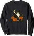 Original Tuxedo Cat Spooky Pumpkin Sweatshirt - Streetwear Style Men Women - T-Shirt, Sweatshirt, Hoodie