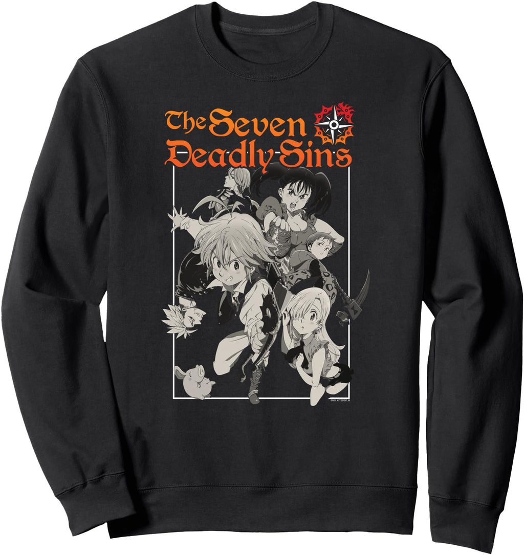 Authentic Seven Deadly Sins Character T-Shirt - Graphic Print for Adults - T-Shirt, Sweatshirt, Hoodie