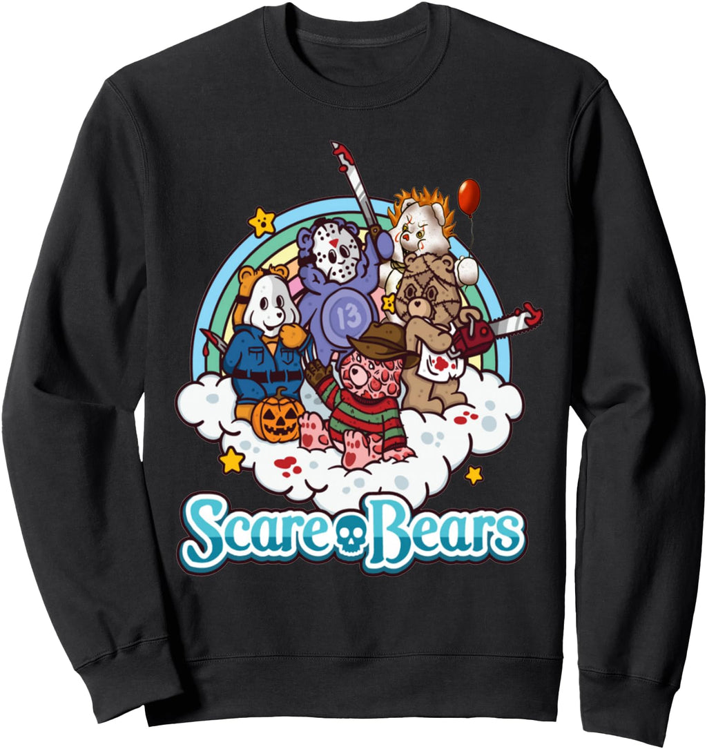 Exclusive Scare Bears Halloween T-Shirt - Minimalist Print for Adults - T-Shirt, Sweatshirt, Hoodie