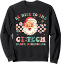 Authentic Be Nice To Ct Tech Santa Is T-Shirt - Custom Art Print Men Women - T-Shirt, Sweatshirt, Hoodie