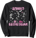 Exclusive Spooky Esthetician Skeleton Hoodie - Novelty Apparel Men Women - T-Shirt, Sweatshirt, Hoodie