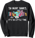 Authentic So Many Books It S So T-Shirt - Minimalist Print for Adults - T-Shirt, Sweatshirt, Hoodie