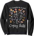 Handcrafted Skeleton Dancing School T-Shirt - Graphic Print Unisex - T-Shirt, Sweatshirt, Hoodie