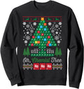 Exclusive Oh Chemist Tree Merry Ugly T-Shirt - Unique Graphic Unisex - T-Shirt, Sweatshirt, Hoodie