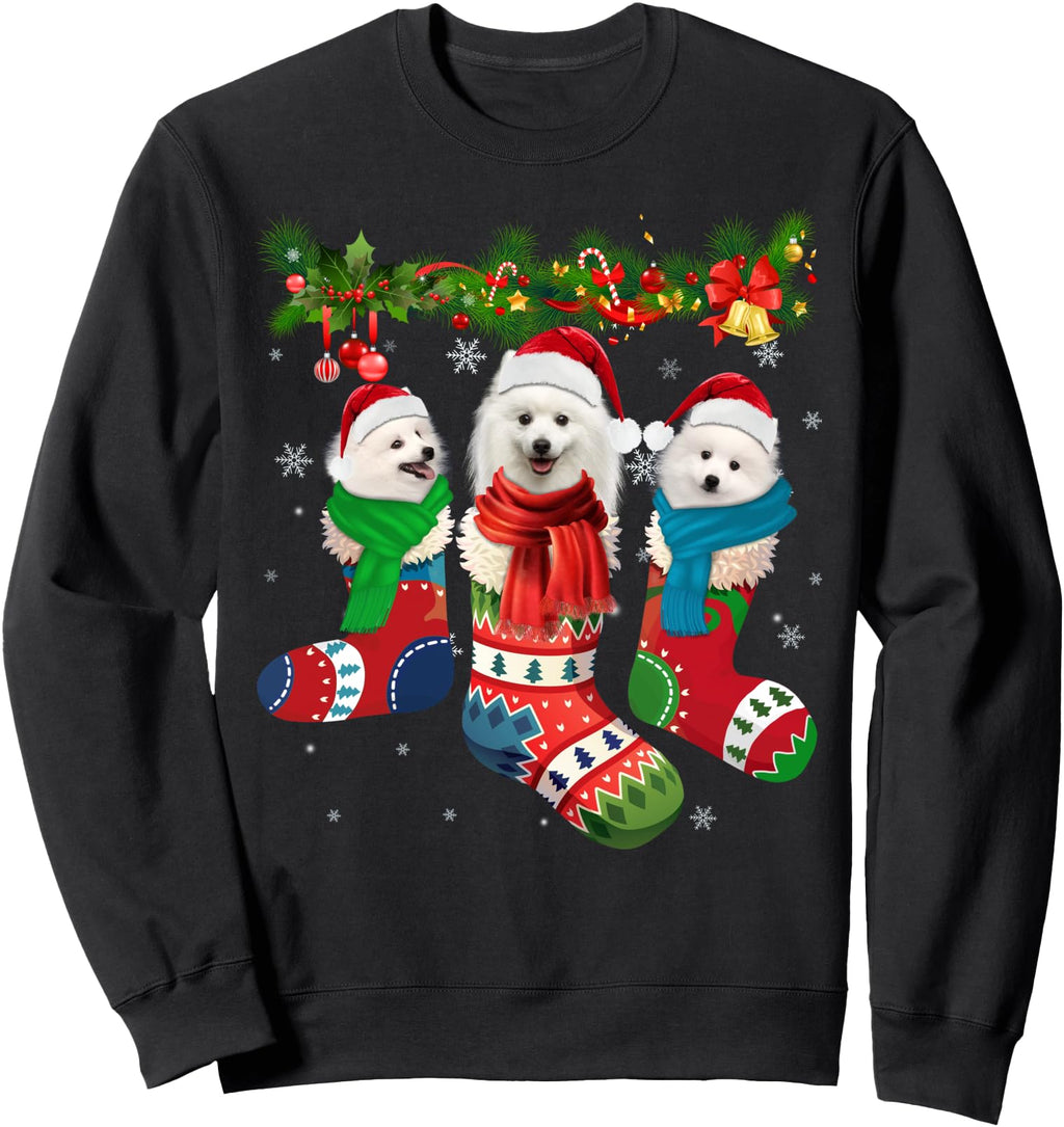 Exclusive Japanese Spitz Socks Sweatshirt - Streetwear Style Unisex - T-Shirt, Sweatshirt, Hoodie