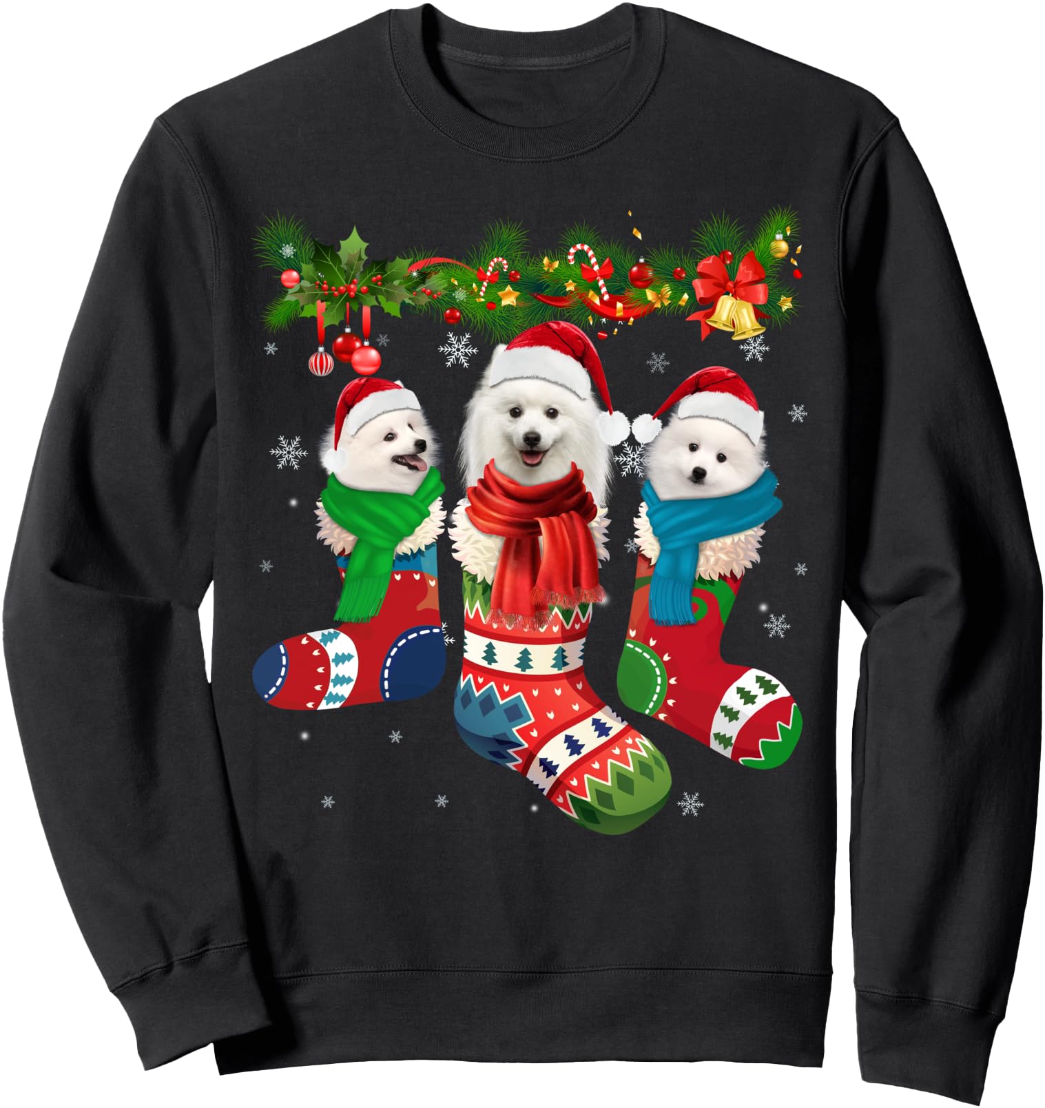Exclusive Japanese Spitz Socks Sweatshirt - Streetwear Style Unisex - T-Shirt, Sweatshirt, Hoodie