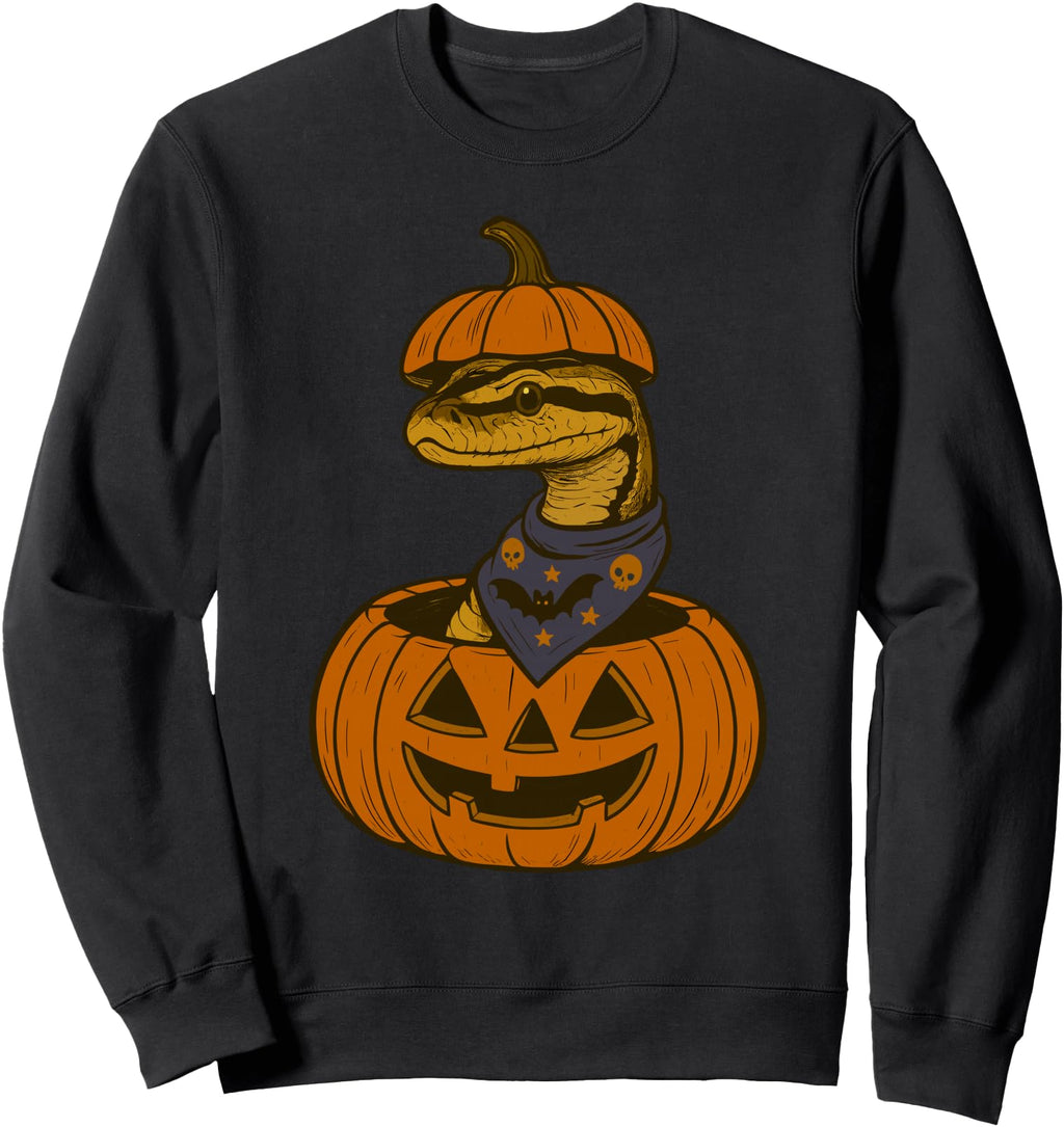 Authentic Spooky Ball Python Snake T-Shirt - Trendy Graphic for Adults - T-Shirt, Sweatshirt, Hoodie