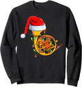 French Horn Music Santa Hat Sweatshirt - Minimalist Print for Adults - T-Shirt, Sweatshirt, Hoodie