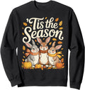 Handcrafted Tis Season Rabbit Fall Autumn Hoodie - Streetwear Style Unisex - T-Shirt, Sweatshirt, Hoodie
