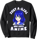 Just Who Loves Anime Teen Anime Sweatshirt - Streetwear Style for Adults - T-Shirt, Sweatshirt, Hoodie