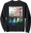 Handcrafted Japanese Cherry Blossom Hoodie - Trendy Graphic for Adults - T-Shirt, Sweatshirt, Hoodie
