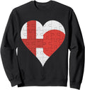Authentic English Japanese Flag Heart T-Shirt - Custom Art Print Men Women - T-Shirt, Sweatshirt, Hoodie
