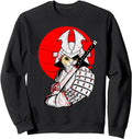 Original Japanese Samurai Cat Katana Hoodie - Streetwear Style for Adults - T-Shirt, Sweatshirt, Hoodie