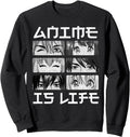 Anime Is Life Manga Gifts Anime Hoodie - Casual Everyday Wear Men Women - T-Shirt, Sweatshirt, Hoodie