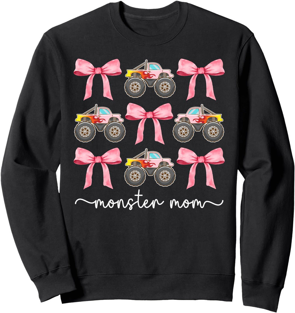 Monster Truck Mom Monster Truck Mama Sweatshirt - Minimalist Print Unisex - T-Shirt, Sweatshirt, Hoodie