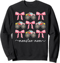 Monster Truck Mom Monster Truck Mama Sweatshirt - Minimalist Print Unisex - T-Shirt, Sweatshirt, Hoodie