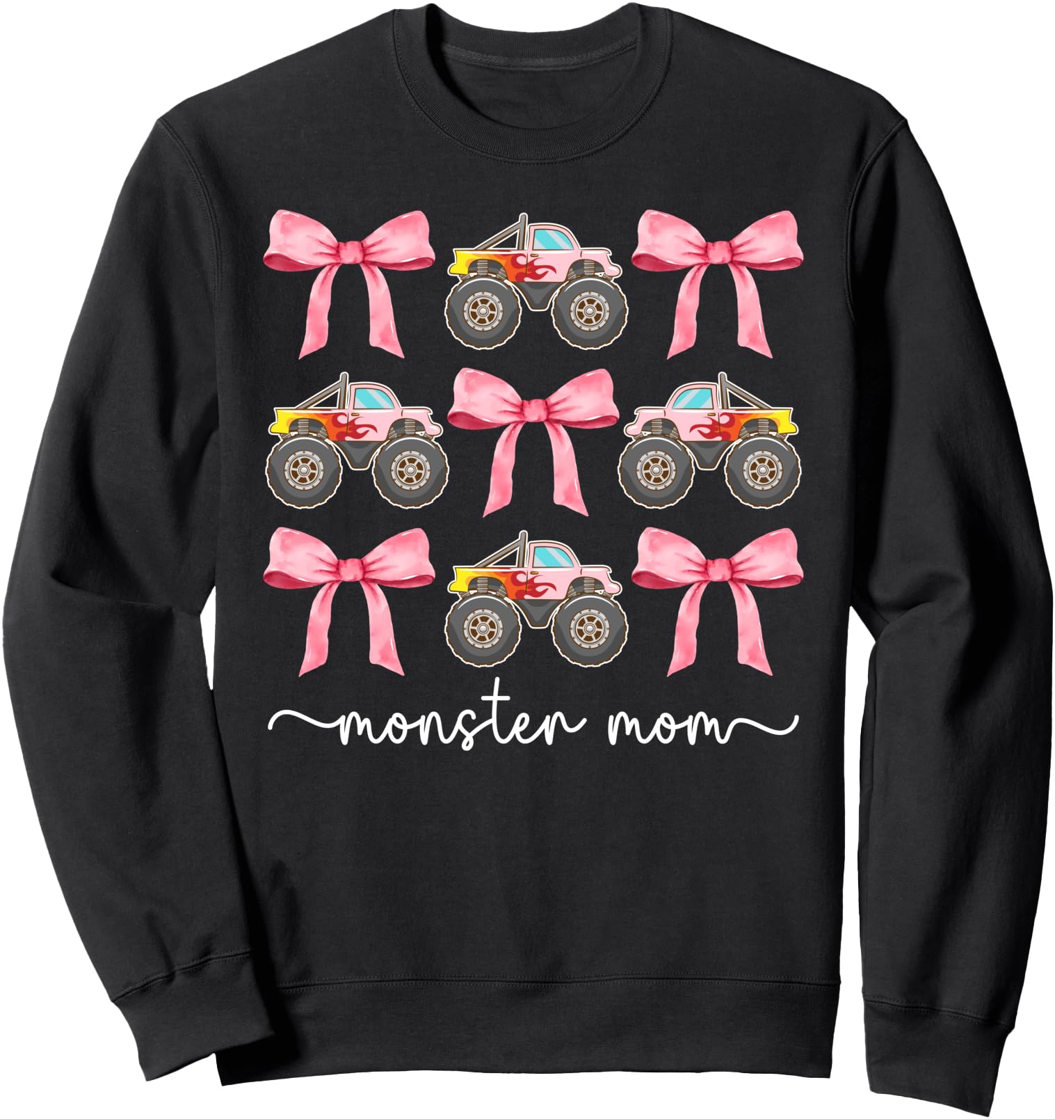 Monster Truck Mom Monster Truck Mama Sweatshirt - Minimalist Print Unisex - T-Shirt, Sweatshirt, Hoodie