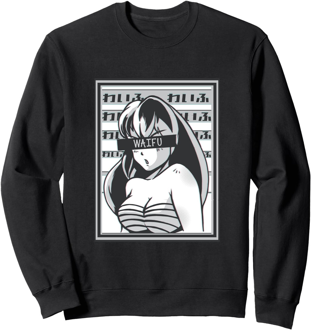 Exclusive Anime Waifu Material Japanese T-Shirt - Graphic Print for Adults - T-Shirt, Sweatshirt, Hoodie