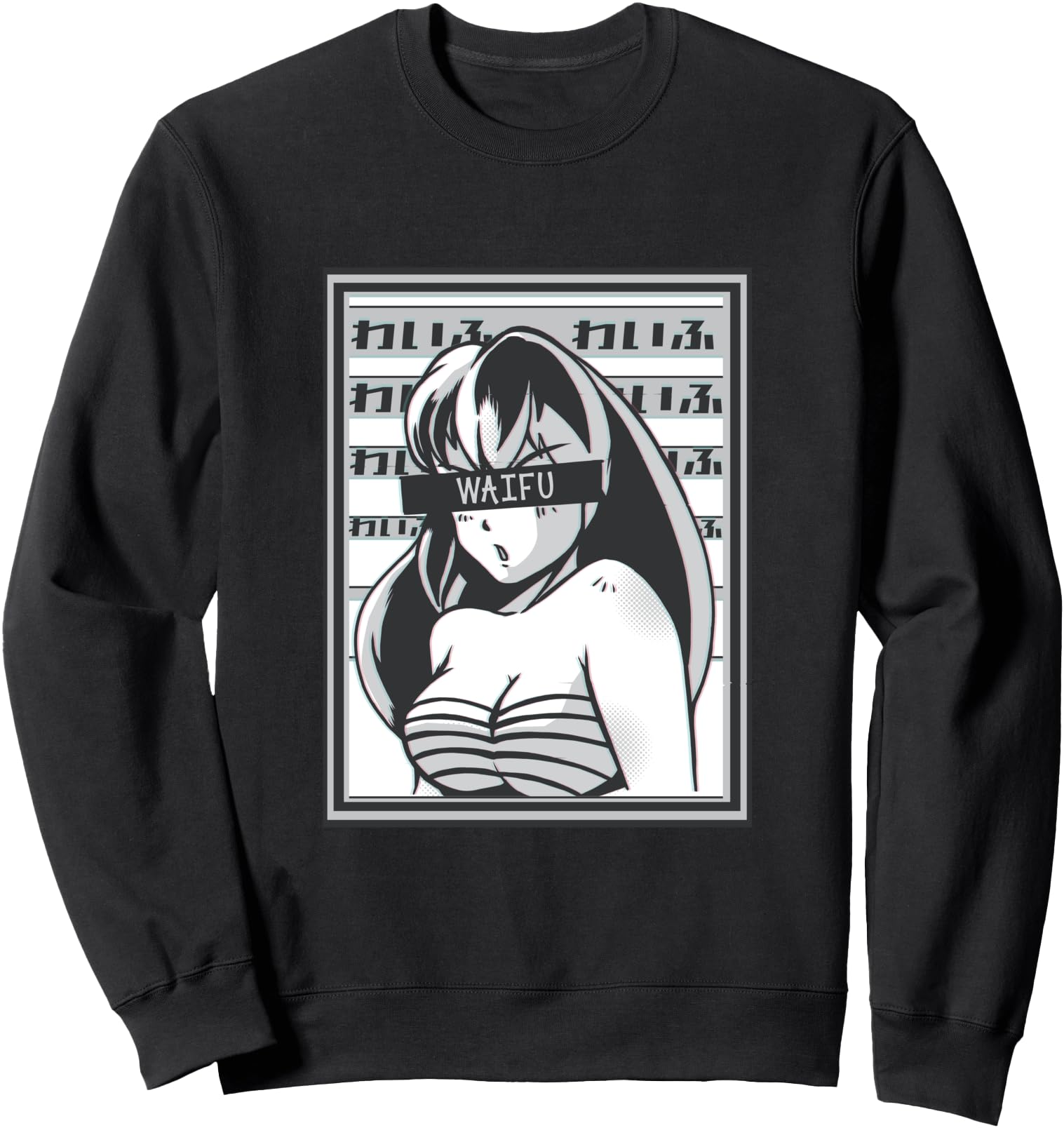 Exclusive Anime Waifu Material Japanese T-Shirt - Graphic Print for Adults - T-Shirt, Sweatshirt, Hoodie