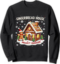 Original Merry Gingerbread House T-Shirt - Graphic Print for Adults - T-Shirt, Sweatshirt, Hoodie
