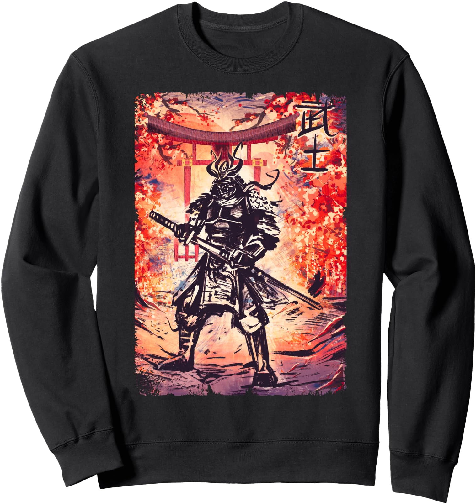 Exclusive Japanese Samurai Art Sword T-Shirt - Graphic Print for Adults - T-Shirt, Sweatshirt, Hoodie
