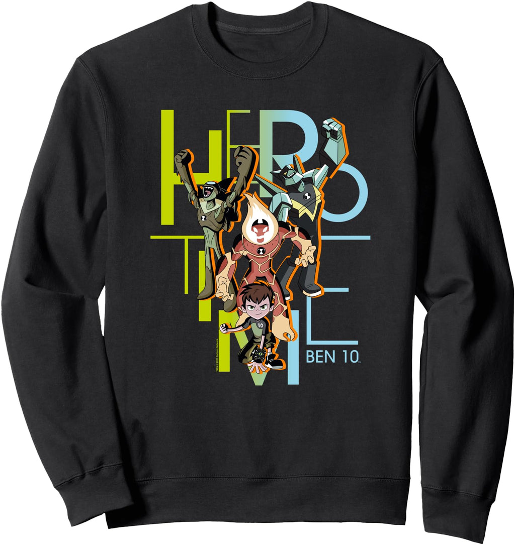 Handcrafted Ben 10 Hero Time Rare Hoodie - Casual Everyday Wear Unisex - T-Shirt, Sweatshirt, Hoodie