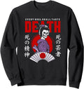 Exclusive Skeleton Geisha Skull Goth T-Shirt - Unique Graphic Men Women - T-Shirt, Sweatshirt, Hoodie